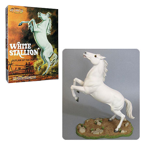 White Stallion Horse Model Kit